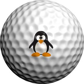 img 2 attached to 🐧 Express Your Style on the Green: Golfdotz Chill Penguin