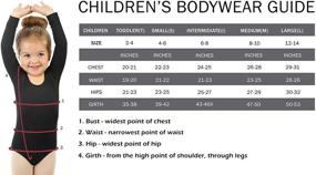 img 1 attached to Elowel Basics Girls' Sleeve Leotard Size 2-4 for Clothing and Active Wear