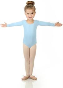 img 3 attached to Elowel Basics Girls' Sleeve Leotard Size 2-4 for Clothing and Active Wear