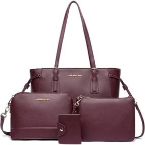 img 4 attached to Stylish Women's Handbags & Wallets: Versatile Shoulder Crossbody Satchel Collection