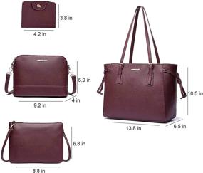 img 2 attached to Stylish Women's Handbags & Wallets: Versatile Shoulder Crossbody Satchel Collection