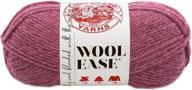 lion brand yarn 620-139 wool-ease yarn, dark rose heather - ideal for one-size crafts logo