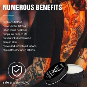 img 1 attached to Tattoo Salve, Tattoo Cream, Tattoo Aftercare Tattoo Butter - Lubricates & Moisturizes Throughout the Tattoo Process – 100% Vegan Alternative to Petroleum-Based Products – 5 oz…