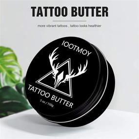 img 3 attached to Tattoo Salve, Tattoo Cream, Tattoo Aftercare Tattoo Butter - Lubricates & Moisturizes Throughout the Tattoo Process – 100% Vegan Alternative to Petroleum-Based Products – 5 oz…