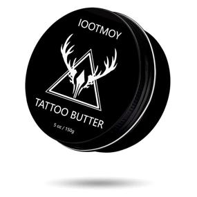 img 4 attached to Tattoo Salve, Tattoo Cream, Tattoo Aftercare Tattoo Butter - Lubricates & Moisturizes Throughout the Tattoo Process – 100% Vegan Alternative to Petroleum-Based Products – 5 oz…