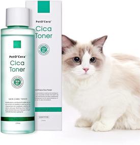 img 4 attached to 🐱 PetO'Cera CICA Toner: Окончательное средство для ухода за кожей кота - лечение угрей, горячих пятен, черных точек и успокаивающее действие, гипоаллергенный, 7.1 унций