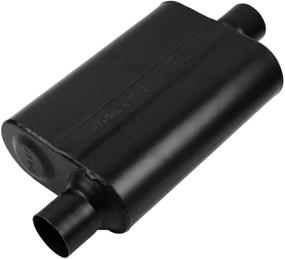 img 1 attached to Flowmaster 942546 Super 44 Muffler - Aggressive Sound, Black - 2.50 Offset IN/2.50 Center OUT