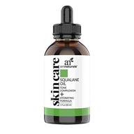 🌿 premium grade squalane oil - cold pressed, unrefined & fragrance-free - 1 oz. - pure & natural plant facial oil by artnaturals - multipurpose moisturizing oil for skin logo