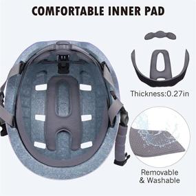img 1 attached to 🛹 PATHLANE Skateboard Bike Helmet: Certified Safety Helmet for Kids, Youth, and Adults - Adjustable Dial for Bicycle, Skateboarding, Scooter, Skating