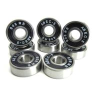 8x22x7mm si bk precision bearings rubber logo