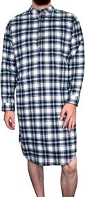 img 4 attached to 🌙 Luxurious Lee Valley LV2 Nightshirt: Enhance Your Sleep & Lounge in Style