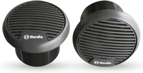 img 4 attached to 🔊 Herdio 3 Inch Waterproof Marine Speakers Full Range Audio Motorcycle Speaker Stereo System with 140 W MAX Power (Pair) for Motorcycle, Boat, Hot tub, UTV, ATV, Golf Carts, Powersports, Car, SPA - Grey.