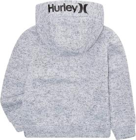 img 3 attached to Hurley Boys' Zip-Up Hooded Sweatshirt
