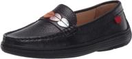 marc joseph new york leather boys' shoes ~ loafers logo