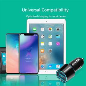 img 1 attached to 34W Dual USB Car Charger Adapter - Quick Charge 3.0, compatible with 12V-24V Car Lighter (车充)