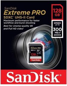 img 2 attached to SanDisk 128GB SDXC SD Extreme Pro Memory Card + 4K V30 для камеры Sony Alpha + Кард-ридер Everything But Stromboli TM 3.0