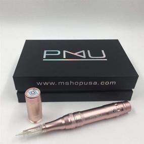 img 1 attached to 💕 Ombre Powder Brows Miroblading Shading Eyeliner Lip Microshading Tattoo Machine - Wireless/Cordless PMU (Pink)