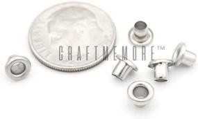 img 1 attached to CRAFTMEmore Grommets Eyelets Backing Clothes Sewing