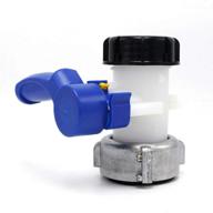 butterfly valve water adapter container logo
