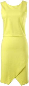 img 2 attached to Camii Mia Slim Fit Women's Sleeveless 👗 One Piece Business Dress - Perfect for Work