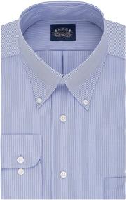 img 1 attached to Eagle Stretch Collar Buttondown Periwinkle Men's Clothing