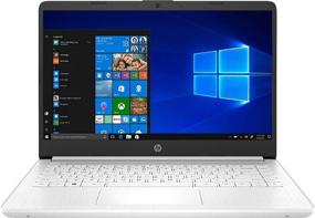 img 4 attached to 💻 2021 Latest HP Stream 14-inch White HD Laptop with Intel N4020, 4GB RAM, 128GB Storage (64GB eMMC+64GB Micro SD), WiFi, Webcam, Bluetooth, Windows 10 S, 1-Year Office 365 Personal, Allyflex MP