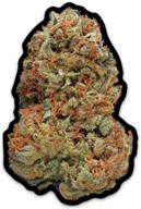 🍁 photo realistic nug weed 420 decal - marijuana cannabis sticker - big bud design - 4" x 2.7 logo