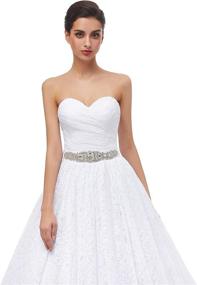 img 1 attached to Beautyprom Womens Sweetheart Wedding Dresses Women's Clothing