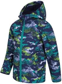 img 1 attached to 🧥 Stay Warm and Stylish with the Mountain Warehouse Exodus Softshell Jacket for Boys