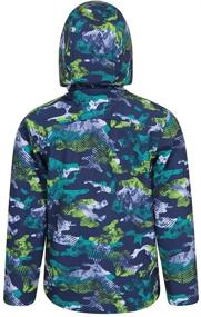 img 2 attached to 🧥 Stay Warm and Stylish with the Mountain Warehouse Exodus Softshell Jacket for Boys