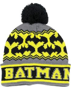 img 3 attached to Stay Cozy with DC Comics Batman Beanie Winter Hat and Gloves Cold Weather Set