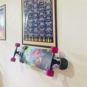 img 2 attached to 🛹 Space-Saving StoreYourBoard Minimalist Longboard Display Rack: Stylish Wall Mount Board Holder