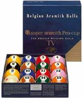 улучшенный набор бильярдных шаров aramith tv pro-cup логотип