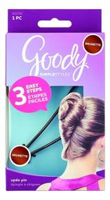 img 2 attached to Goody Simple Styles Updo Hair Pin in Brunette - 1-count for Optimal SEO