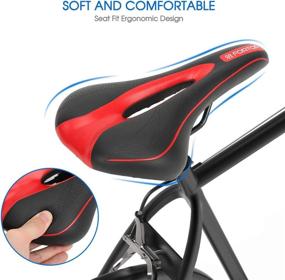 img 2 attached to 🚴 FORTOP Ergonomic Bike Seat: Ultimate Comfort for Men and Women with Mountain Bikes, Road Bikes, and Universal Riding