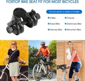 img 3 attached to 🚴 FORTOP Ergonomic Bike Seat: Ultimate Comfort for Men and Women with Mountain Bikes, Road Bikes, and Universal Riding