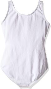 img 1 attached to Capezio Classic High-neck Tank Leotard for Girls