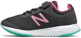 img 4 attached to 👟 New Balance Kids 455v2 Hook and Loop Running Shoe