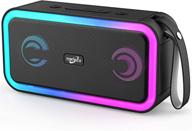 🔊 torteco f60 bluetooth speaker - ipx7 waterproof, loud stereo sound, 15 hours playtime, gradient light - portable speaker for home, outdoor, travel, and party logo