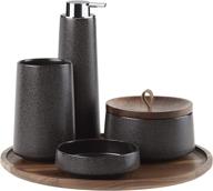 🛁 kohler k-29590-tb2-hb1 bente bathroom accessories set, 5-piece, in shagreen ebony pearl logo