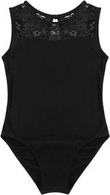 img 1 attached to YiZYiF Junior Leotard Gymnastics Turtle Neck Sports & Fitness for Other Sports