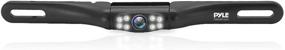 img 4 attached to 📷 Rear View Camera with License Plate - Waterproof IP-67, Built-in Distance Scale Lines for Parking/Reverse Assist, Slim Bar Cam with Night Vision and 420 TVL Resolution - Pyle PLCM28MS
