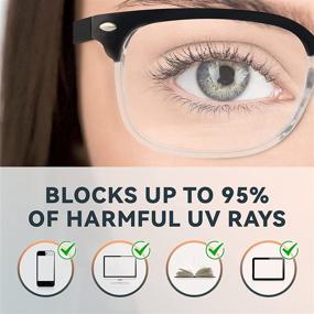 img 3 attached to 👓 5 Pack Blue Light Blocking Reading Glasses by NOVIVON - Readers for Women/Men