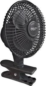 img 3 attached to 🌬️ Stay Cool Anywhere with Comfort Zone CZ6XMBK 2-Speed 6-inch Clip Fan – Black