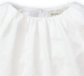 img 2 attached to 👚 SEO-Optimized: Hope &amp; Henry Girls' Ruffled Sleeve Top