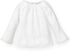 img 4 attached to 👚 SEO-Optimized: Hope &amp; Henry Girls' Ruffled Sleeve Top