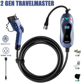 img 4 attached to 🔌 Efficient & Versatile: MUSTART TRAVELMASTER Level 2 Portable EV Charger with Intelligent Plug Identification & Auto-Adjust Max.Safe Current - 15A/25A/32A (2nd Gen, 25ft Cable)