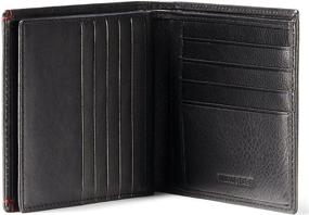 img 1 attached to 👔 Men's Leather Architect Blocking Bifold Wallet - Essential Accessories for Style and Security