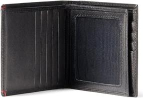 img 2 attached to 👔 Men's Leather Architect Blocking Bifold Wallet - Essential Accessories for Style and Security