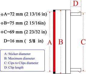 img 1 attached to Set Of 4 75Mm(2